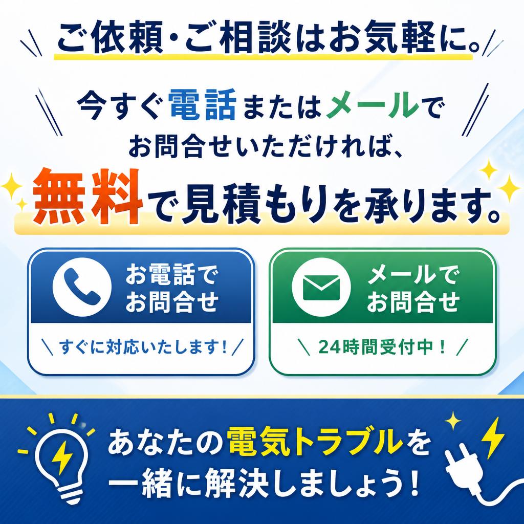 今すぐ無料見積もりを！