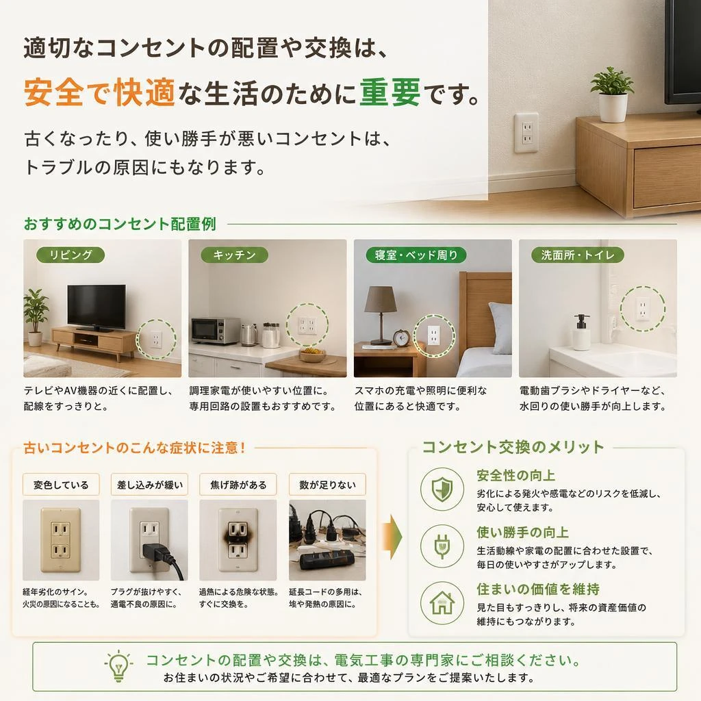 2. コンセント交換の重要性