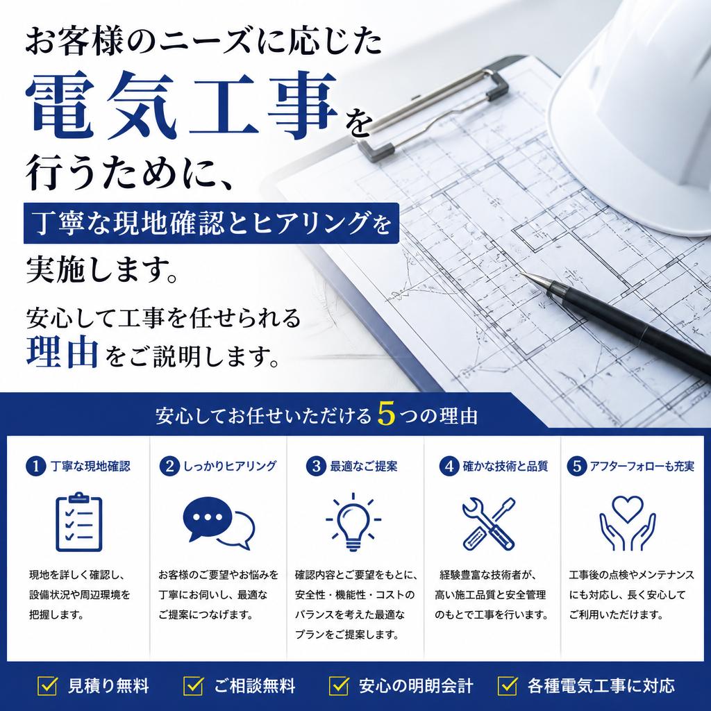 丁寧な現地確認とヒアリング