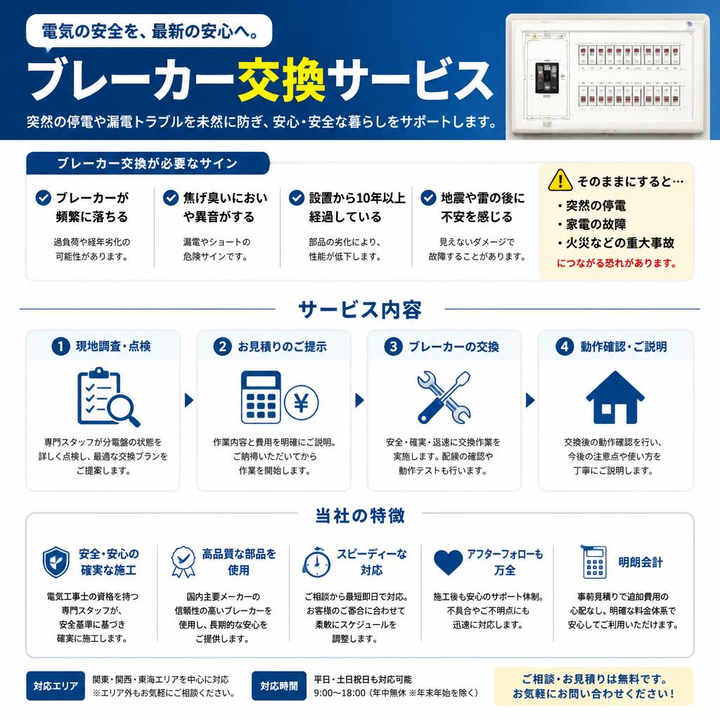2. ブレーカー交換サービスの概要