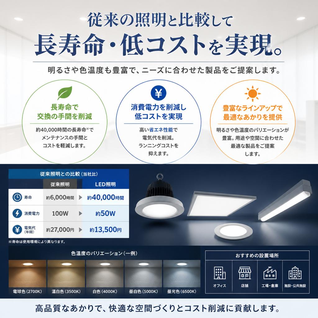LED照明のメリット